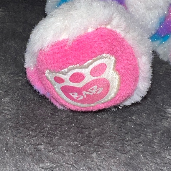 Build a Bear BAB Buddies 2015 Hearts & Hugs Smallfry Teddy Plush Partial Mask 8” - Picture 4 of 12